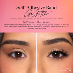 Lilly Lashes GoGetter close-up of adhesive band highlighting ease