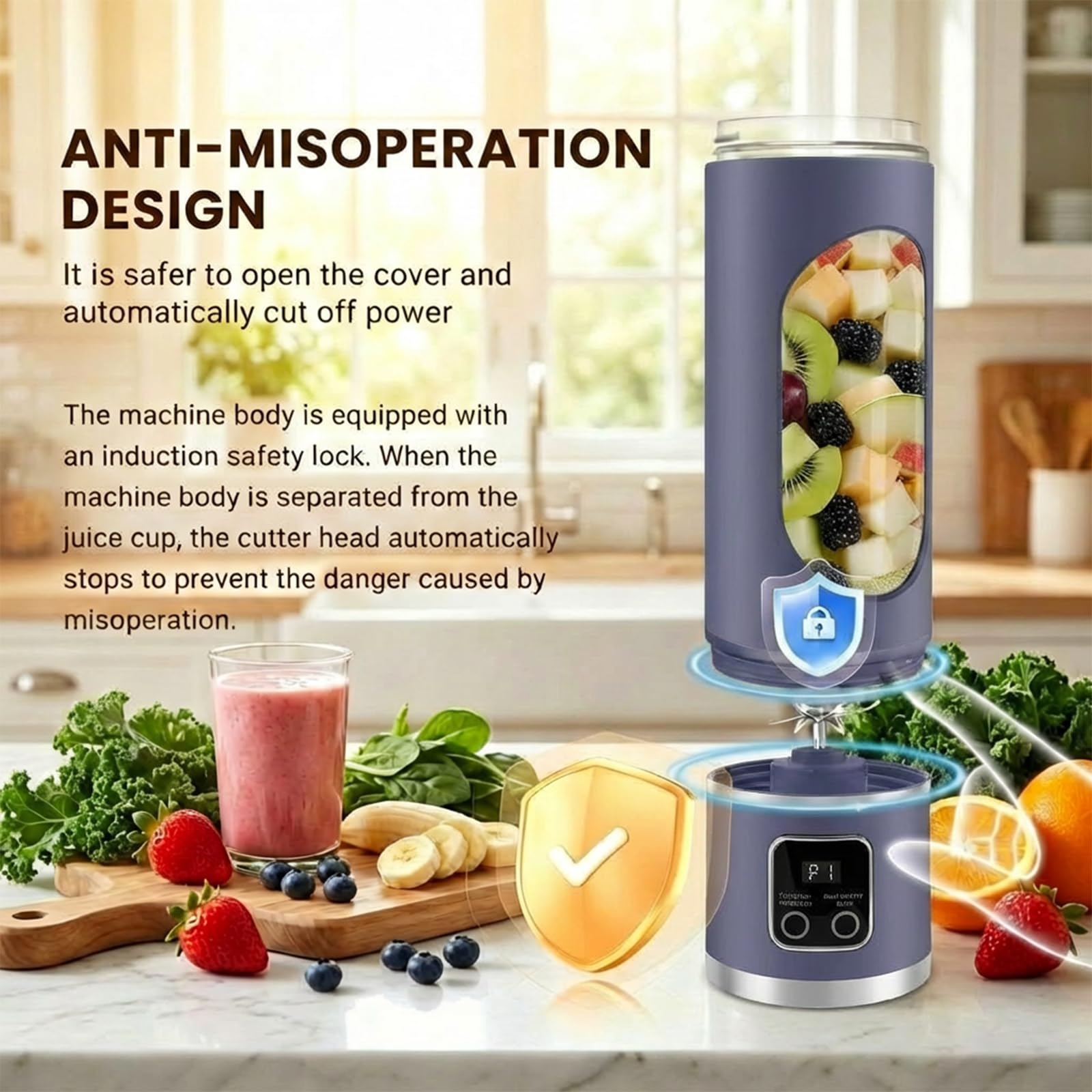Lilogi 500ml cup beside measuring scale showing appropriate single‑serve capacity
