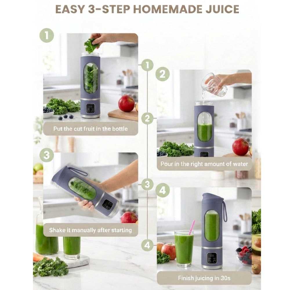 Lilogi smoothie pouring to glass showing smooth texture benefit for drinks