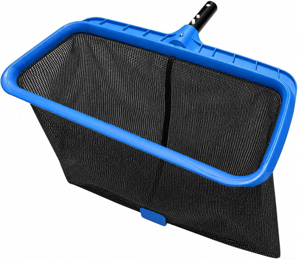 LIME POOL front view skimmer showing wide 17.3 inch frame and clean design benefit