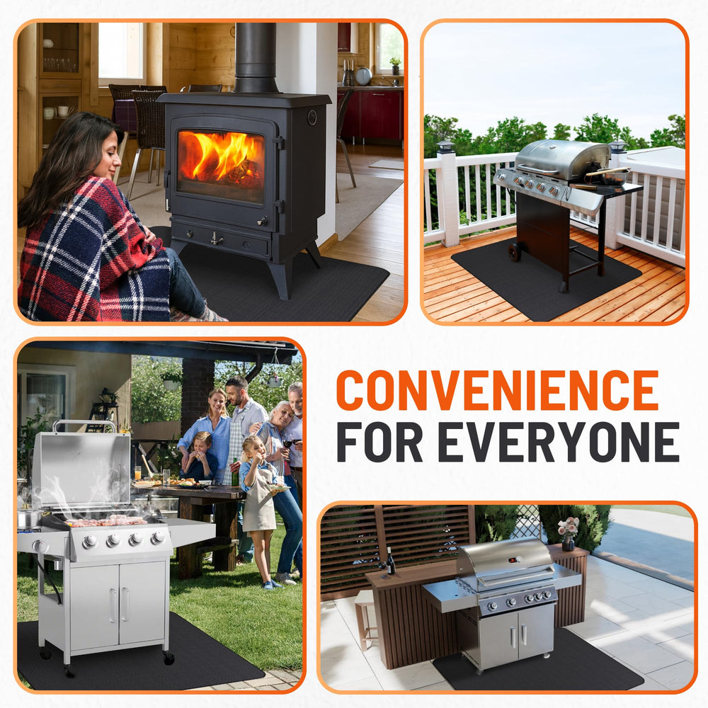 Linda's Essentials lifestyle backyard BBQ setup illustrating easy cleanup benefit