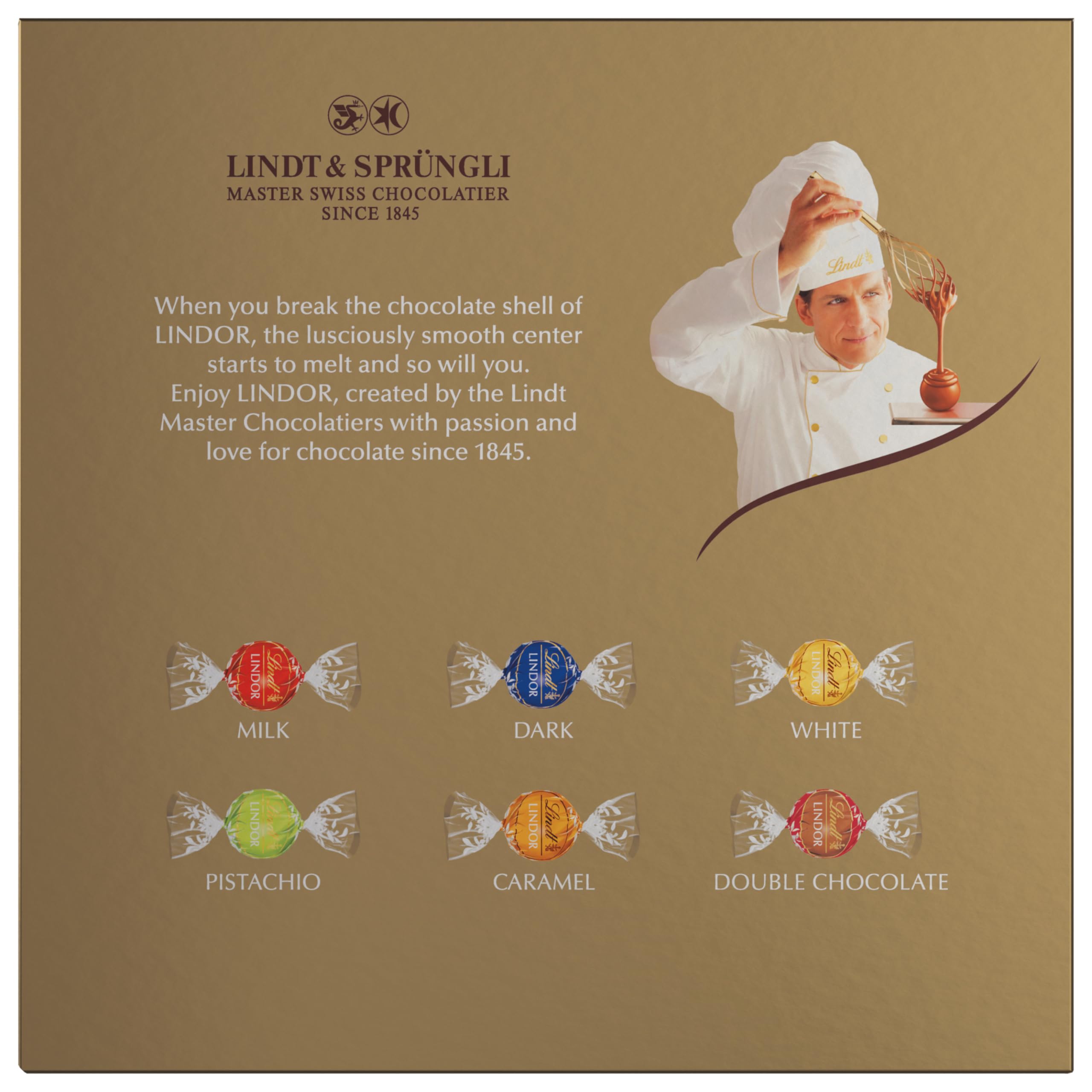 Lindt LINDOR served on plate in entertaining scene enhancing gifting benefit