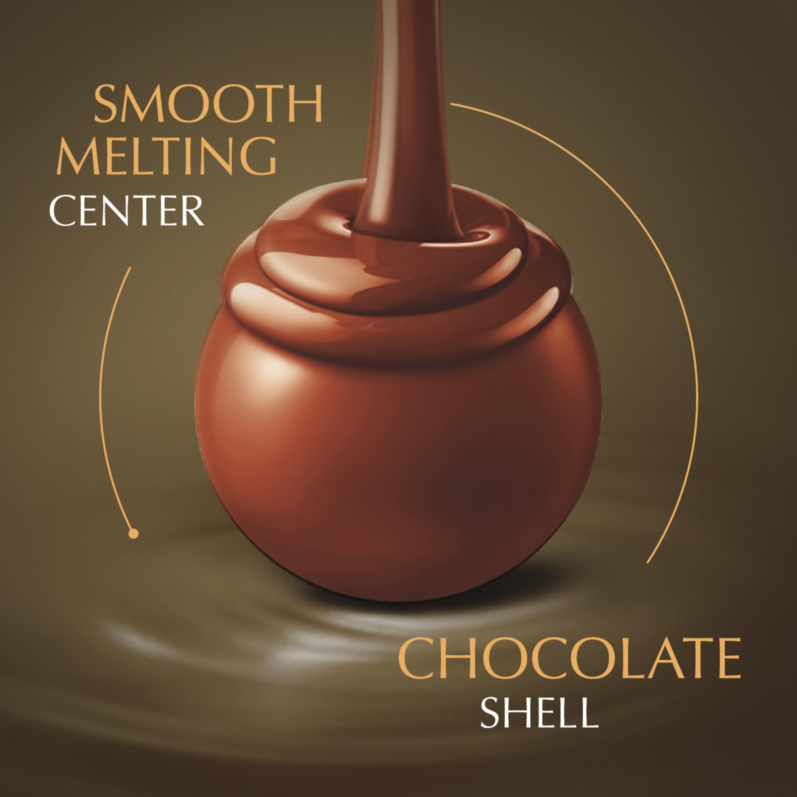 Lindt LINDOR open box revealing arranged truffles for easy selection benefit