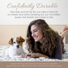 Linen Market fabric close-up of double-brushed texture delivering plush, breathable comfort
