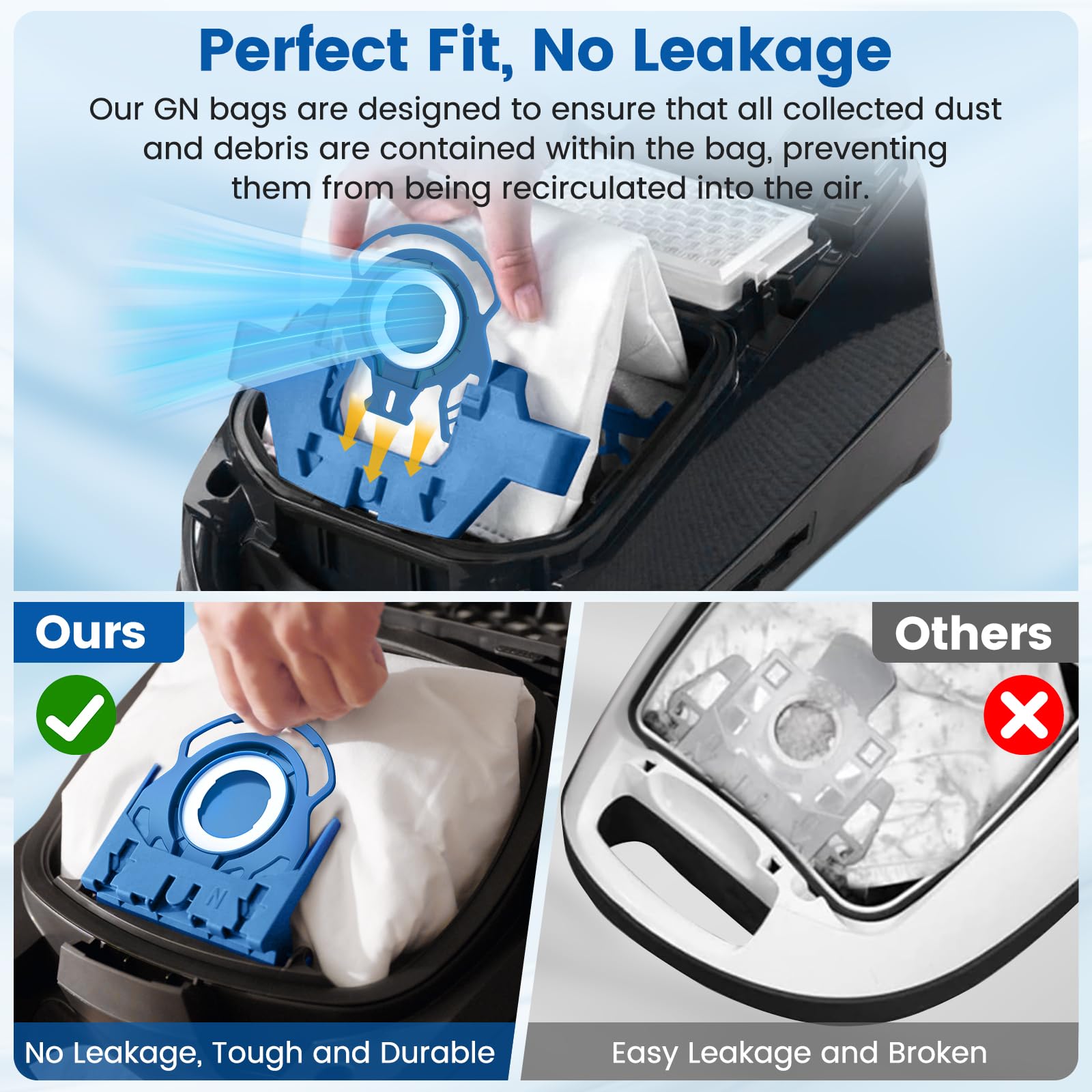 LINNIW air clean filter detail capturing fine particles for cleaner indoor air