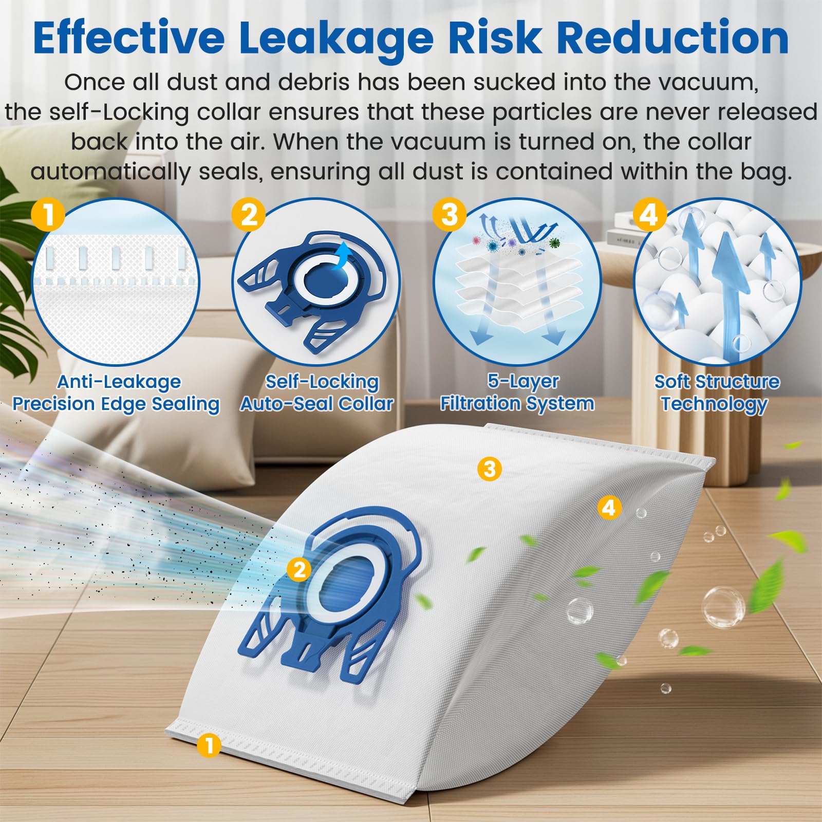 LINNIW motor protection filter close-up protecting vacuum motor performance