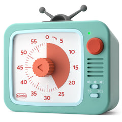 LIORQUE visual timer front view showing green face and readable disc, promotes focused timing