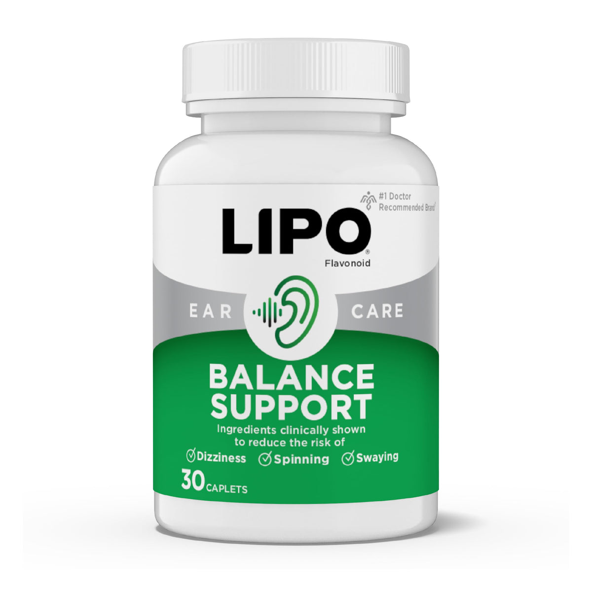 Lipo-Flavonoid front packaging showing bottle and label for easy identification and trust