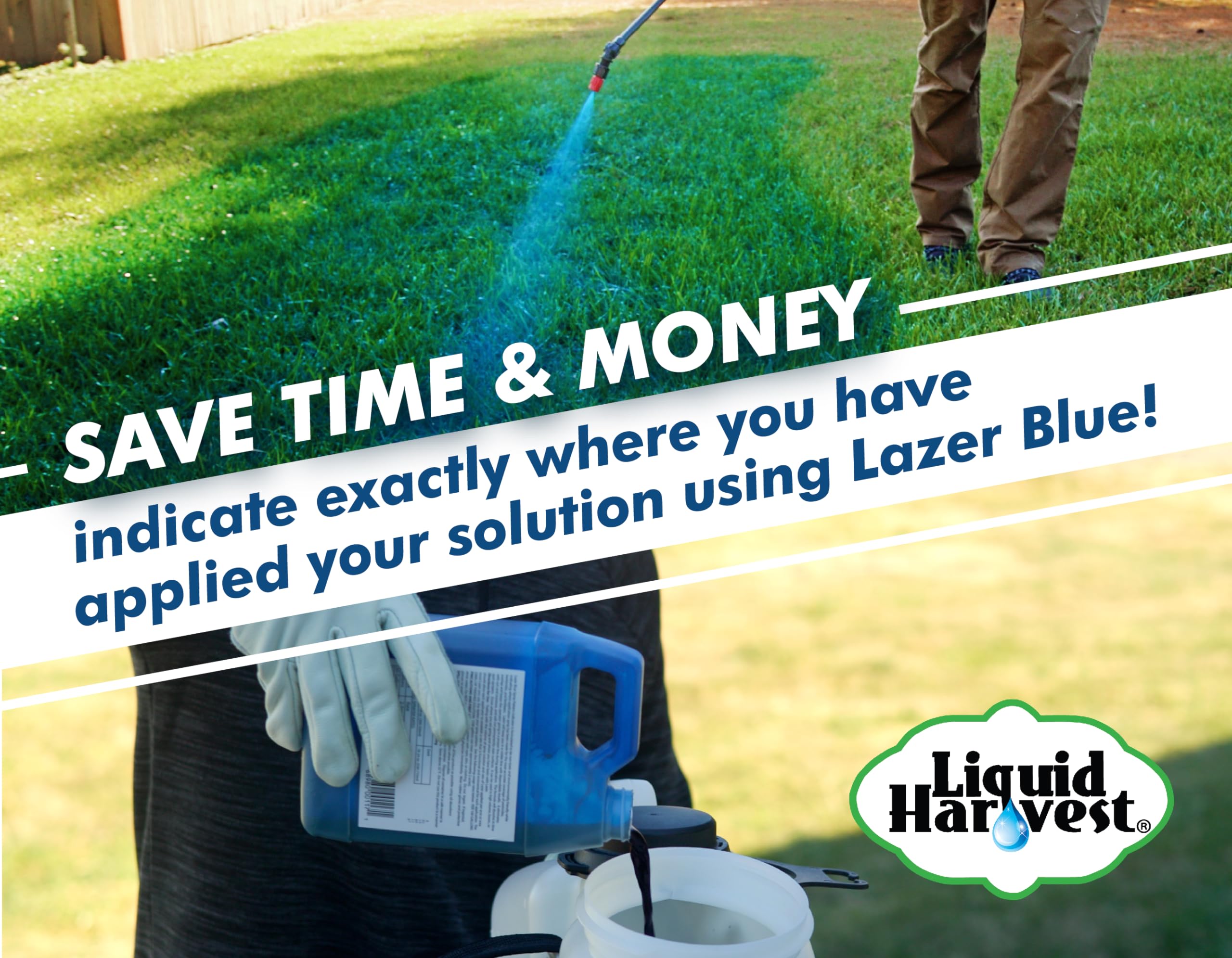 Liquid Harvest Lazer Blue concentrate close-up showing rich blue color