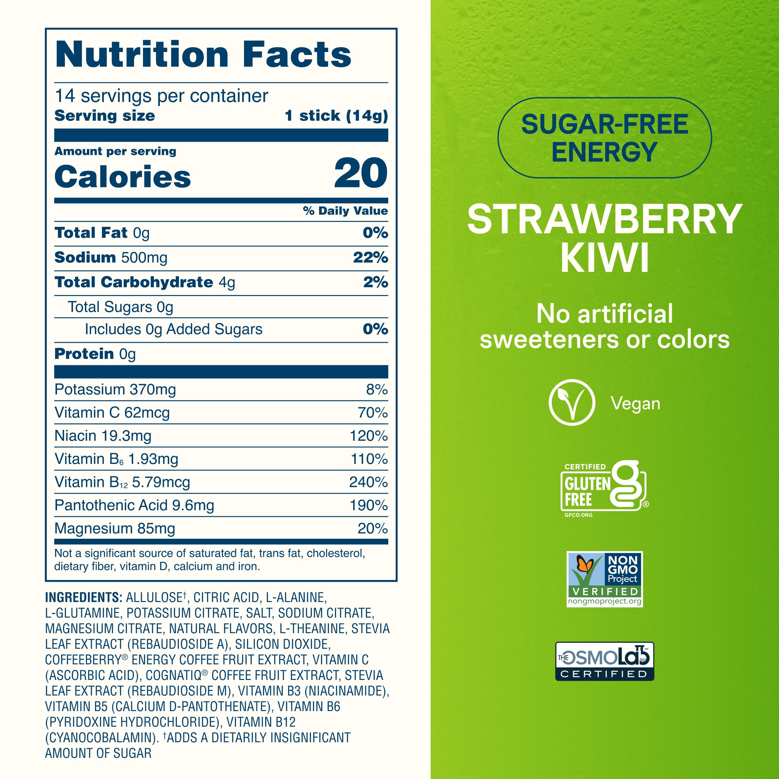 Pack of Liquid I.V. Strawberry Kiwi packets inside a small travel kit for on-the-go hydration