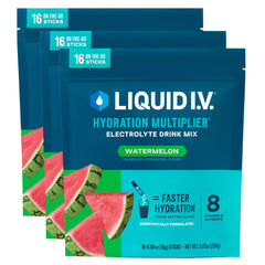 Liquid I.V. front packaging showing 48-count pack and portability benefit
