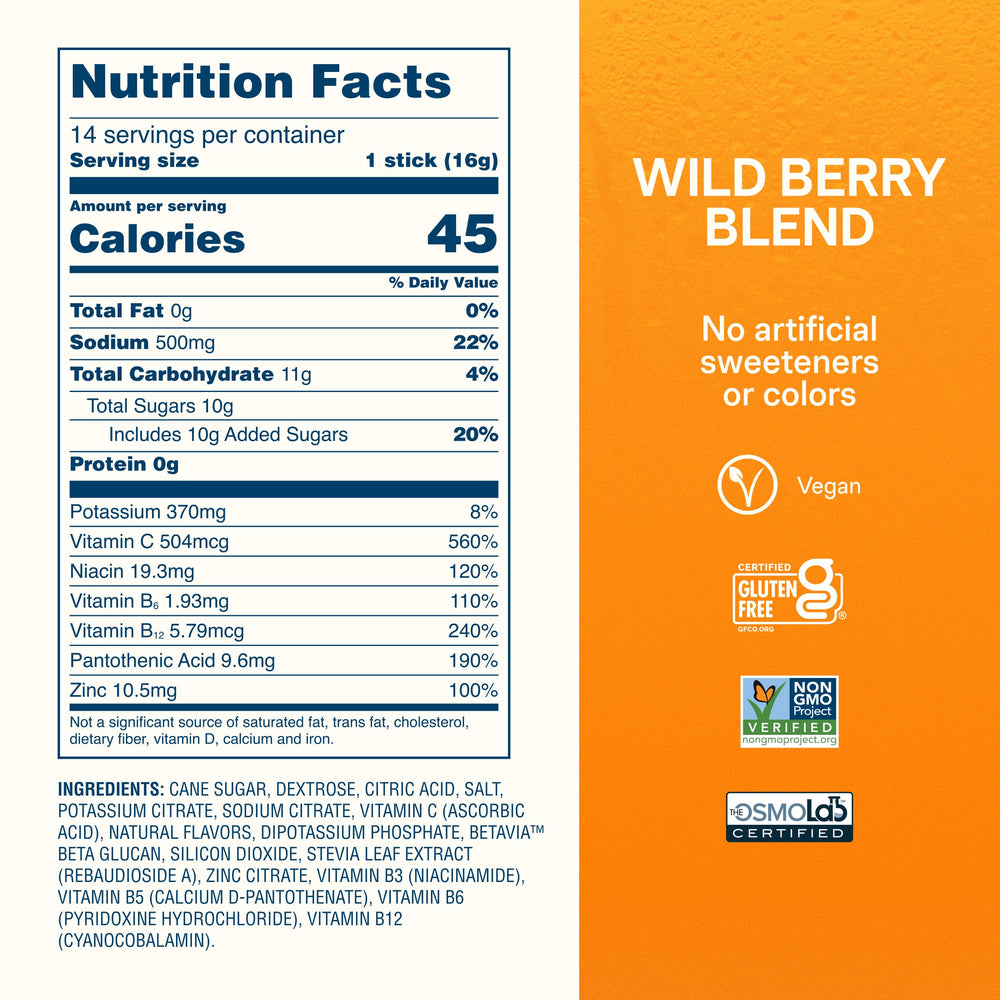 Liquid I.V. open box with packets showing easy portioned servings