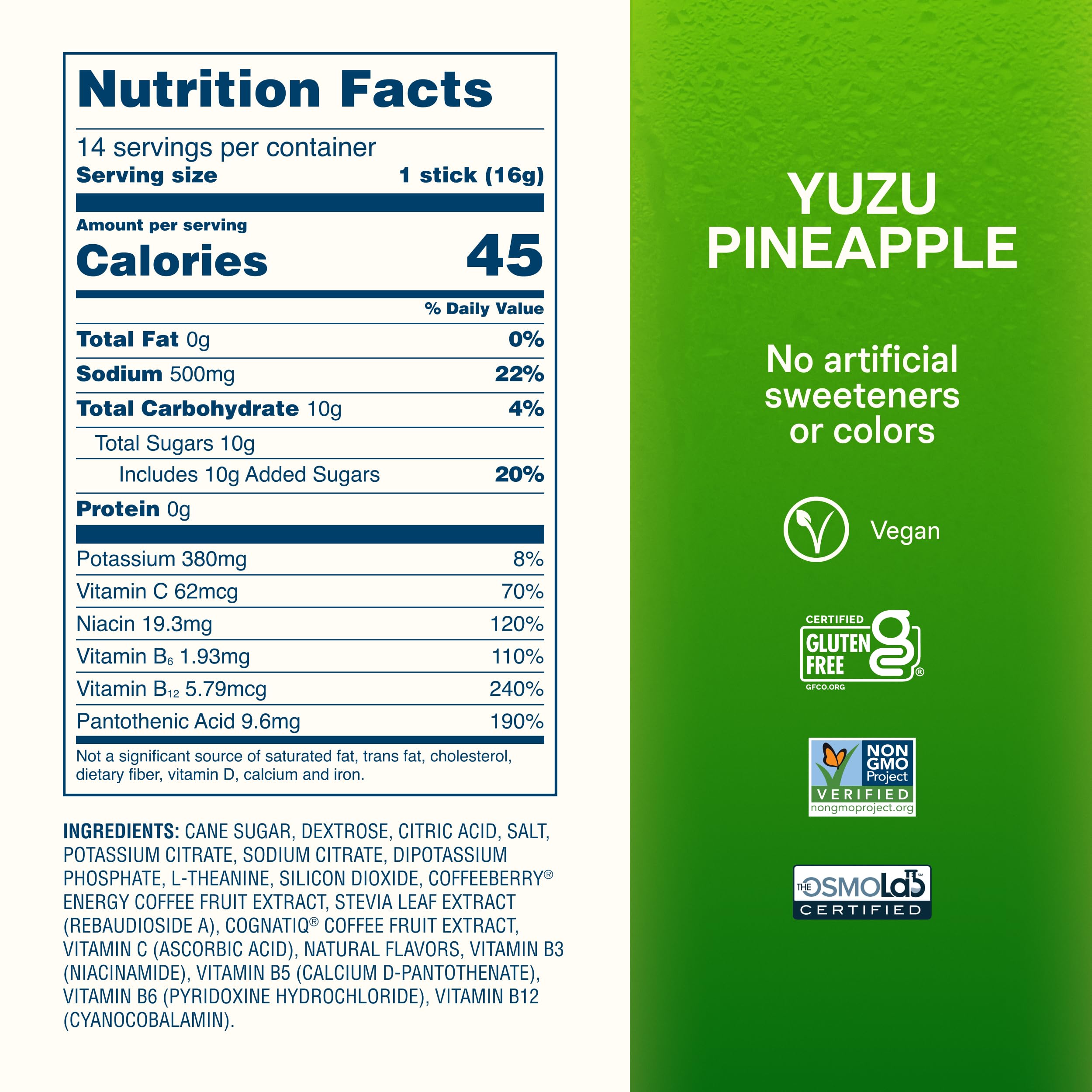 Liquid I.V. single packet tucked in backpack showing on-the-go hydration benefit