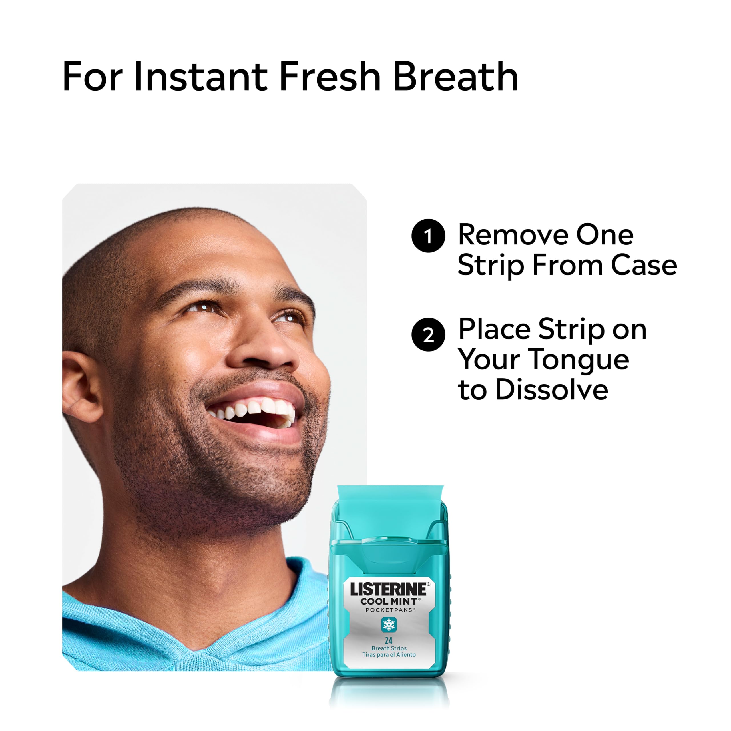 Listerine PocketPaks case placed inside a purse for discreet convenience