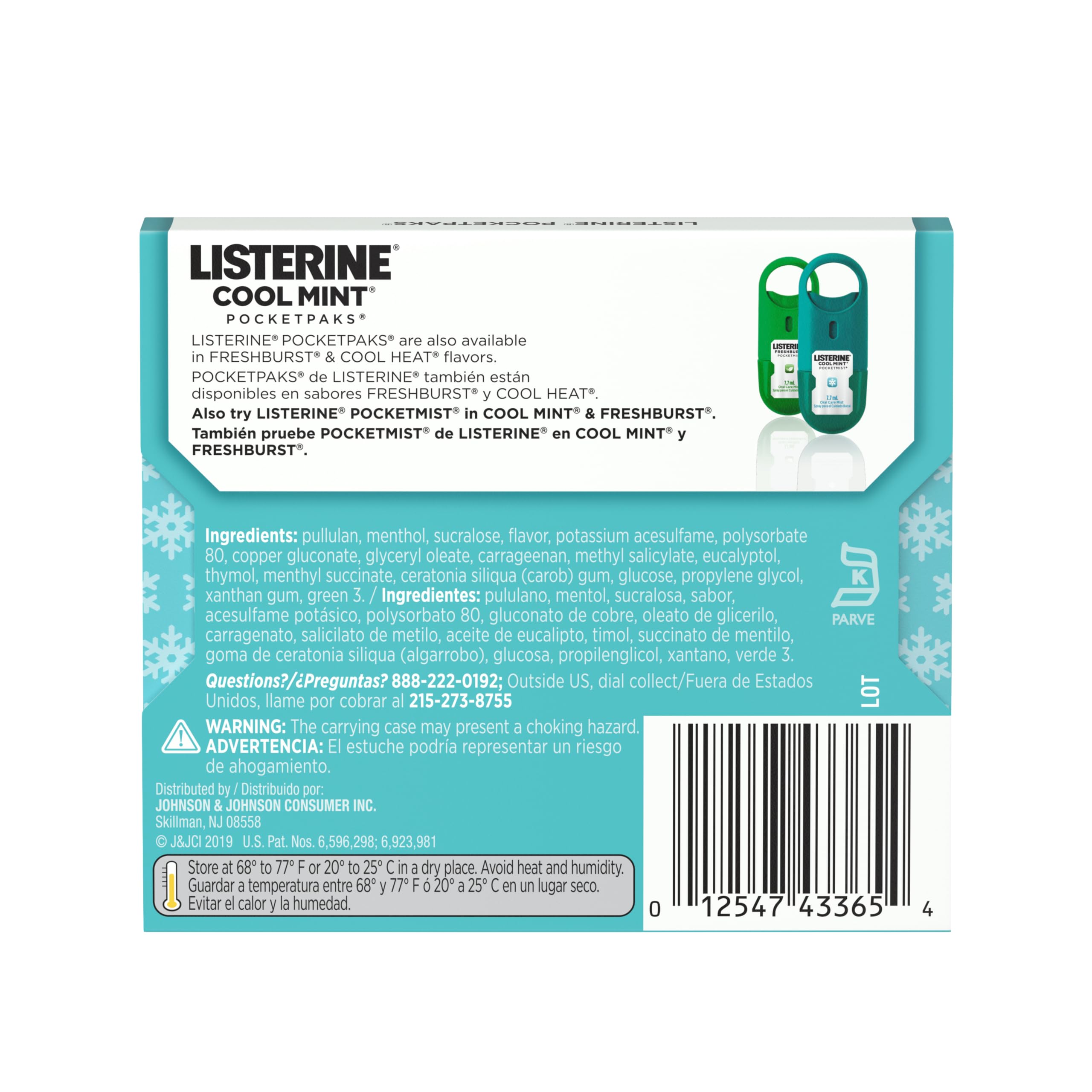 Listerine PocketPaks twelve packs stacked to show bulk supply and value