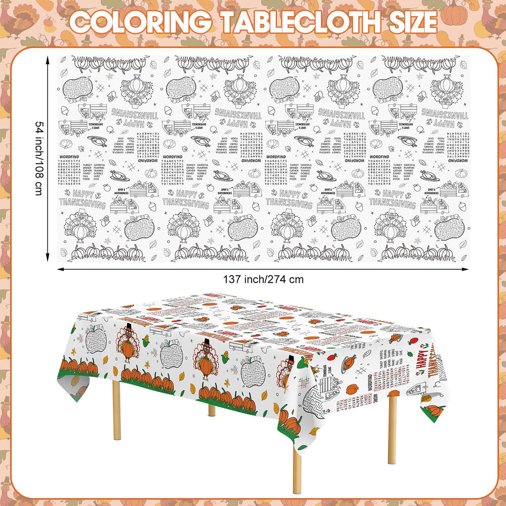 Litmitfu family coloring tablecloth together engaging kids and reducing mess