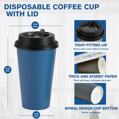 LITOPAK close-up of cup rim and black lid demonstrating secure seal