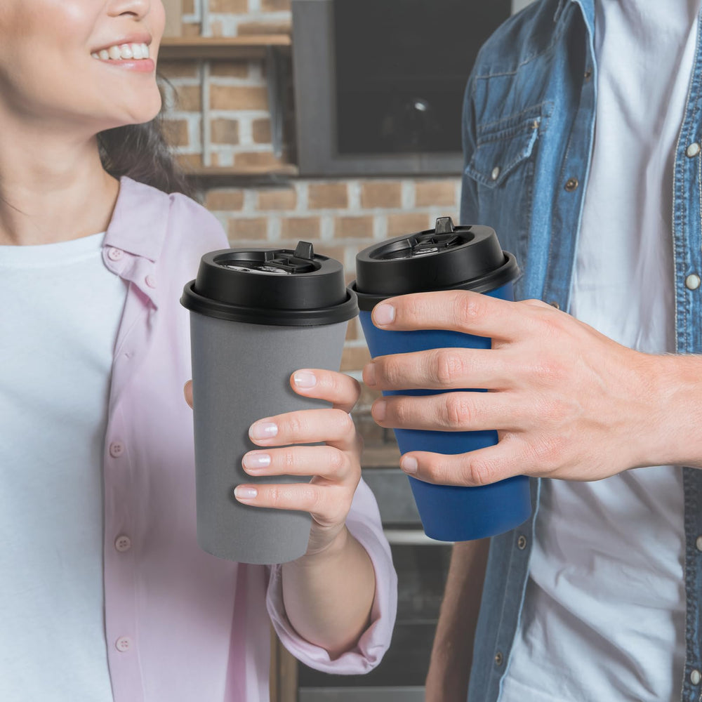 LITOPAK lid opened to reveal sip hole for easy drinking on the go