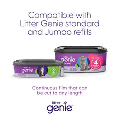 Litter Genie scoop and holder included for organized cleanup benefit