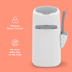 Litter Genie wide opening for easy disposal and faster scooping benefit