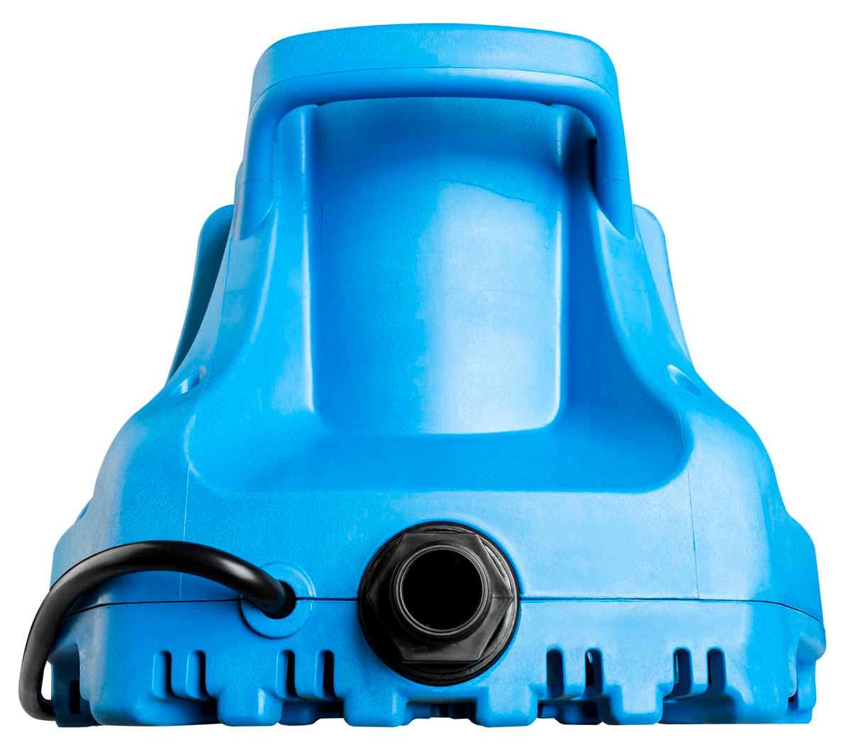 Little Giant front view showing pump ready for quick setup and protection