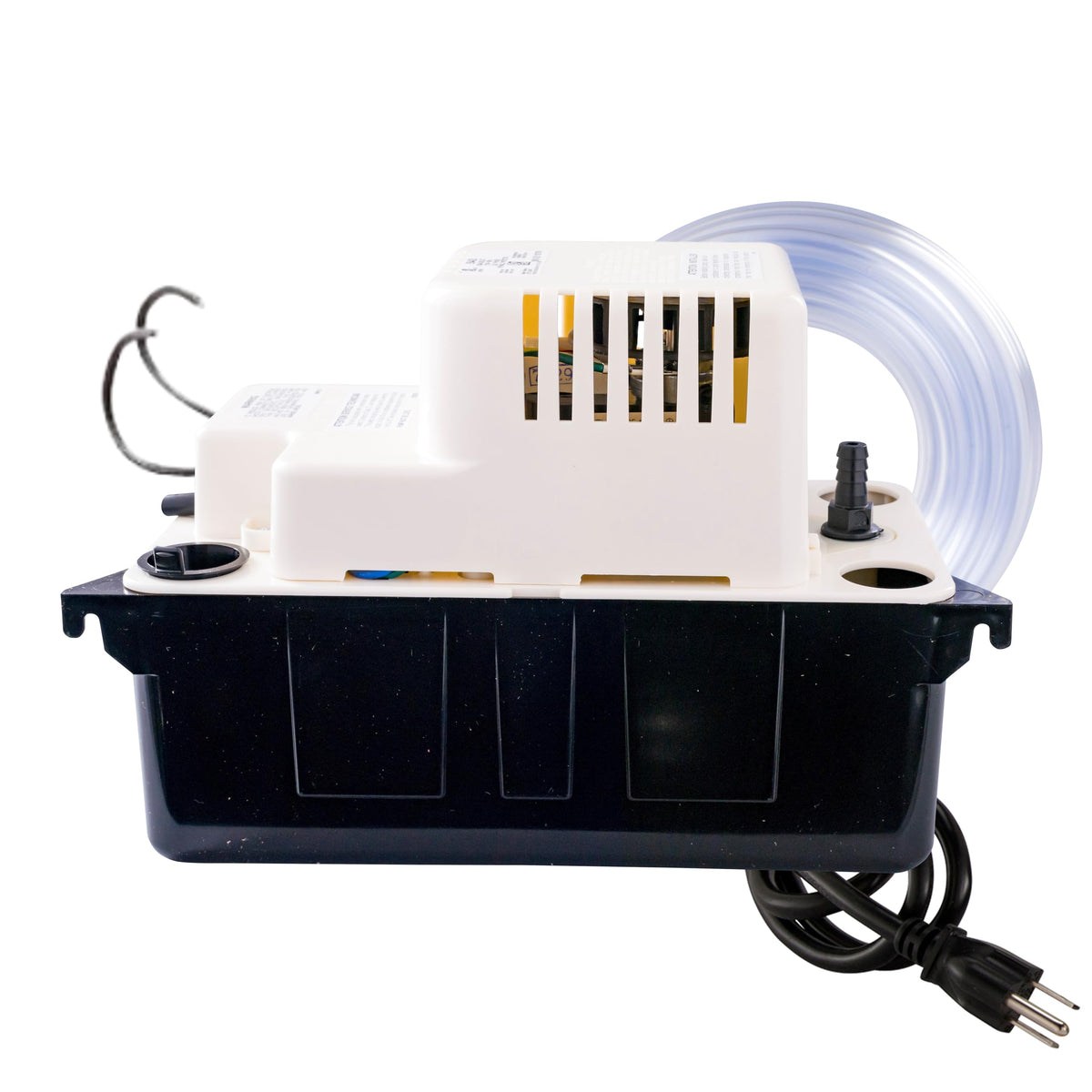 Little Giant pump front view showing compact design and easy access