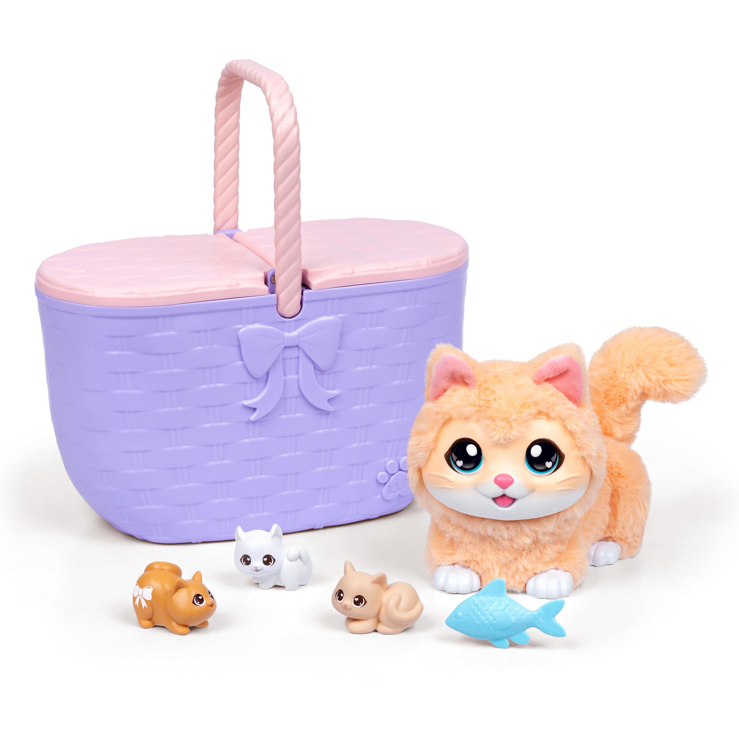 Little Live Pets Mama front view showing soft plush and friendly face for cuddling