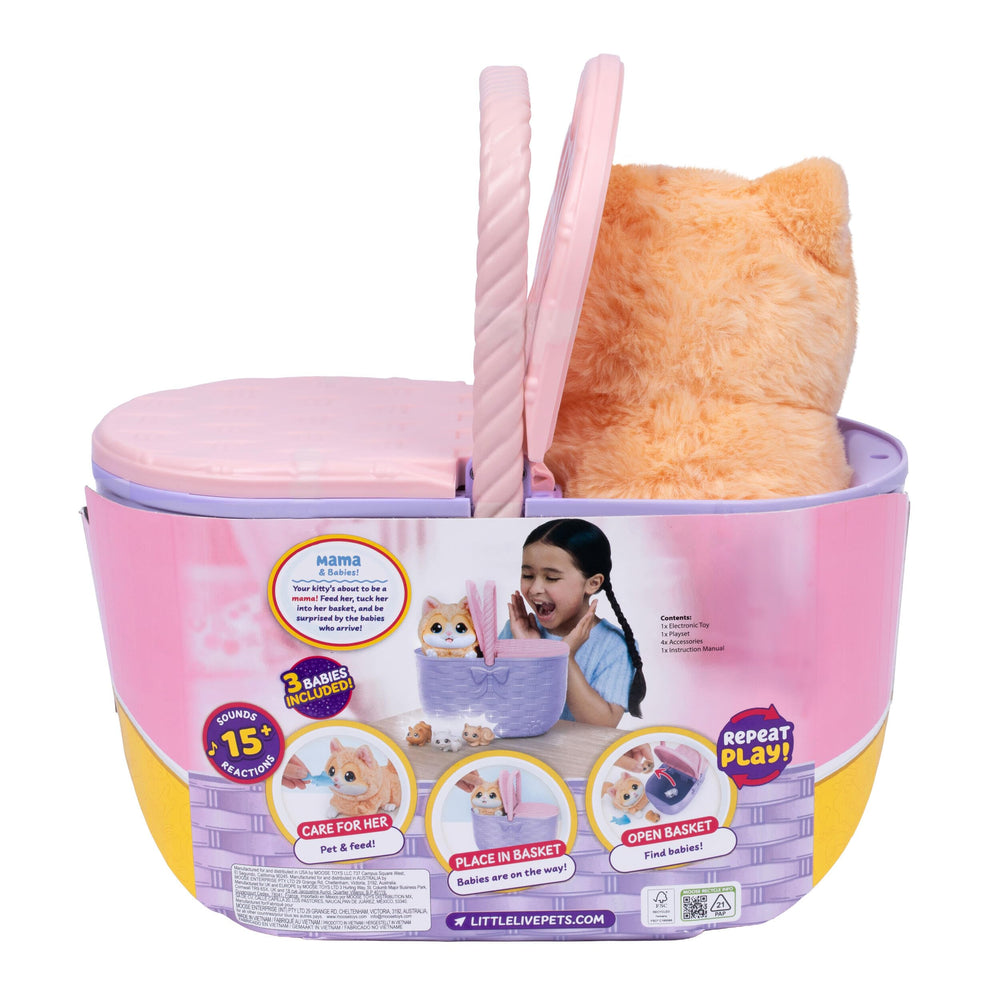 Little Live Pets set held in child's hands showing size and kid-friendly scale