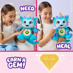 Little Live Pets Skye textured plush hair and sparkly wings for tactile play