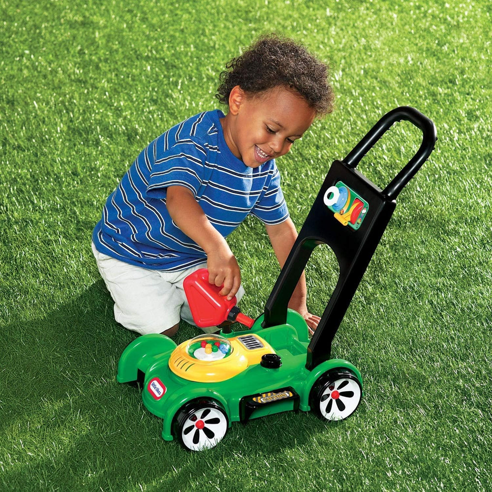 Little Tikes throttle and clicking key close-up promoting fine motor skills