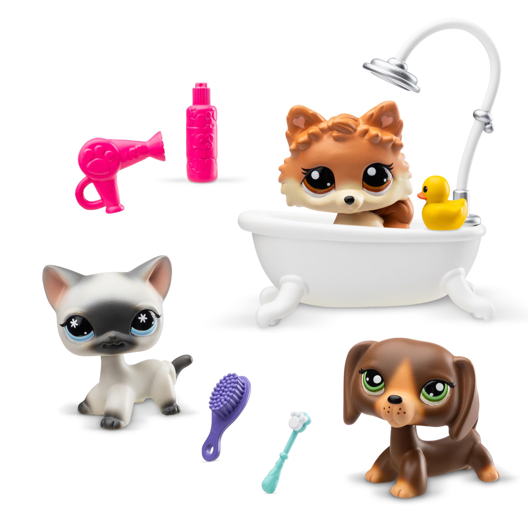Littlest Pet Shop Dachshund figure detail highlighting bobble-head feature