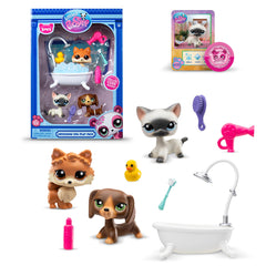 Littlest Pet Shop front packaging showing set contents and benefits