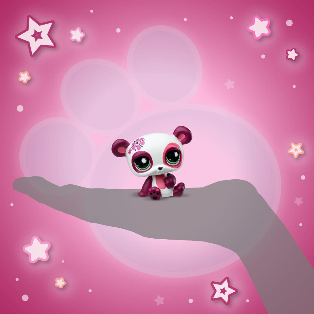 Littlest Pet Shop spa accessories laid out for creative grooming play
