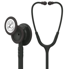 Littmann Classic III front view showing black chestpiece and tubing for clear auscultation