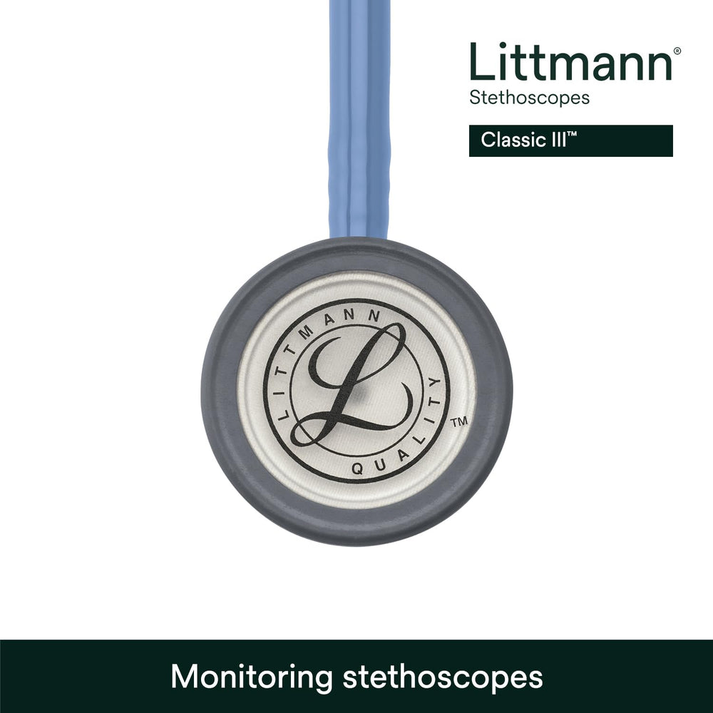 Littmann shown next to ruler to indicate 27 inch length for reach and scale