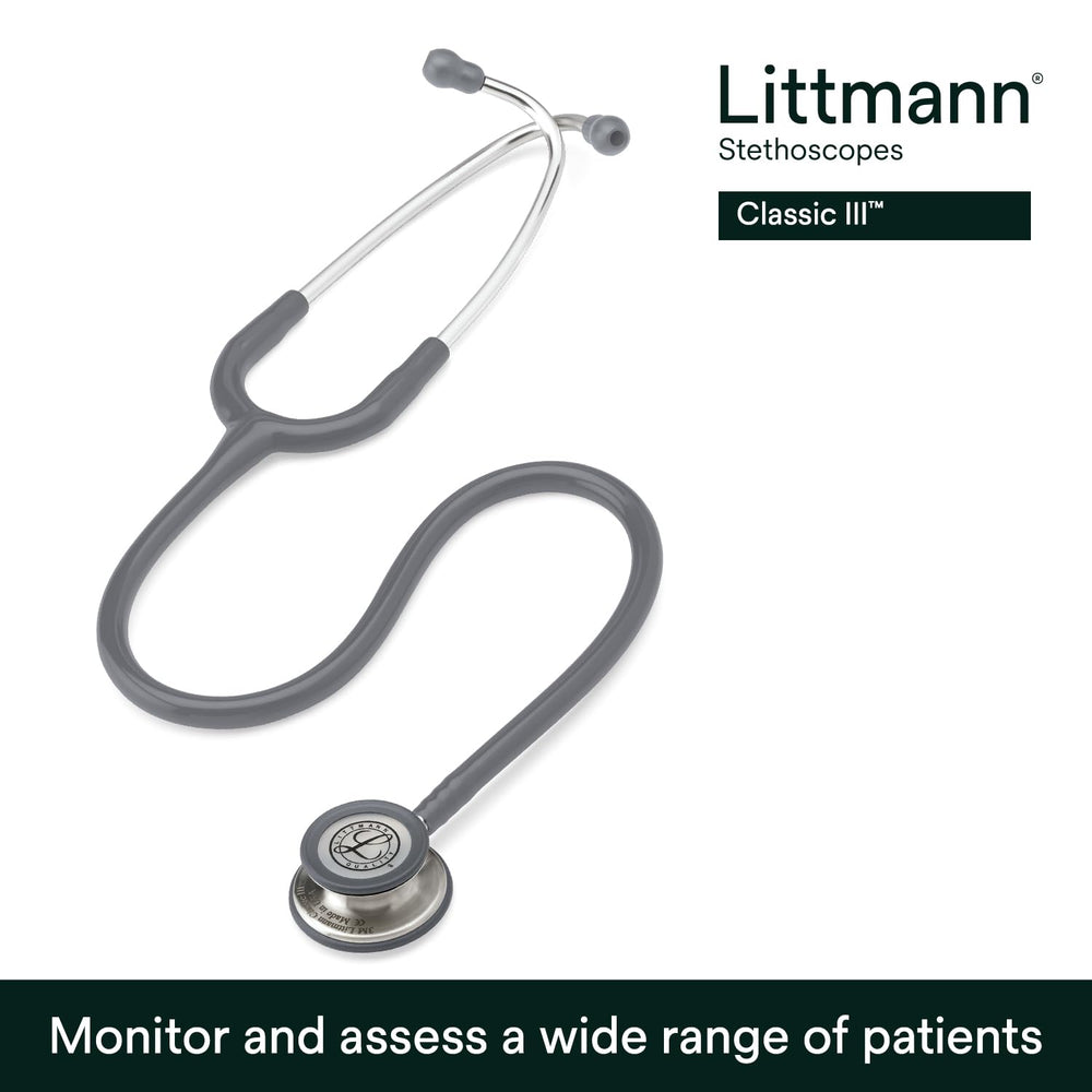 Littmann stainless steel chestpiece highlighting acoustic performance