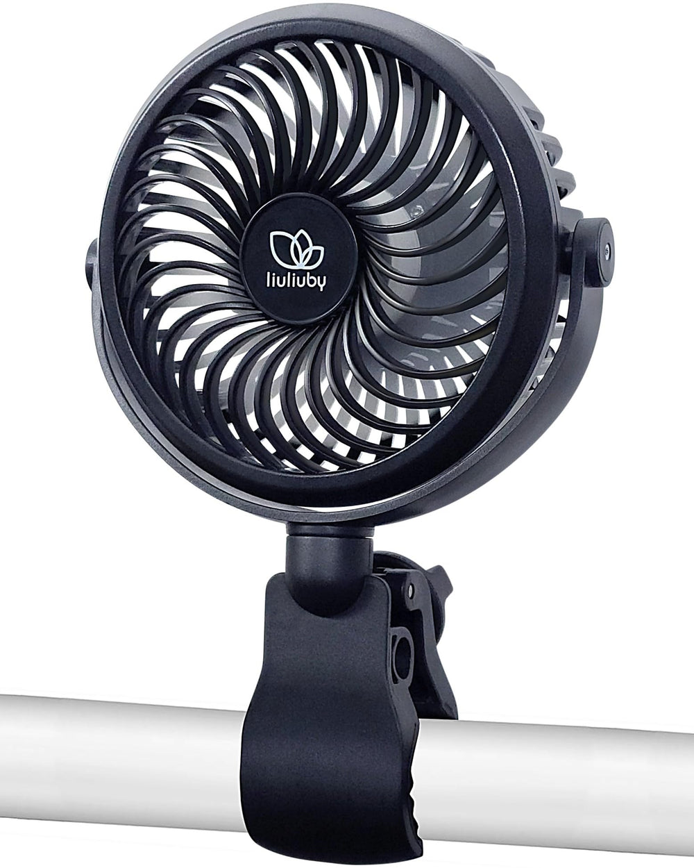 liuliuby front view of clip-on fan showing compact profile and cooling benefit