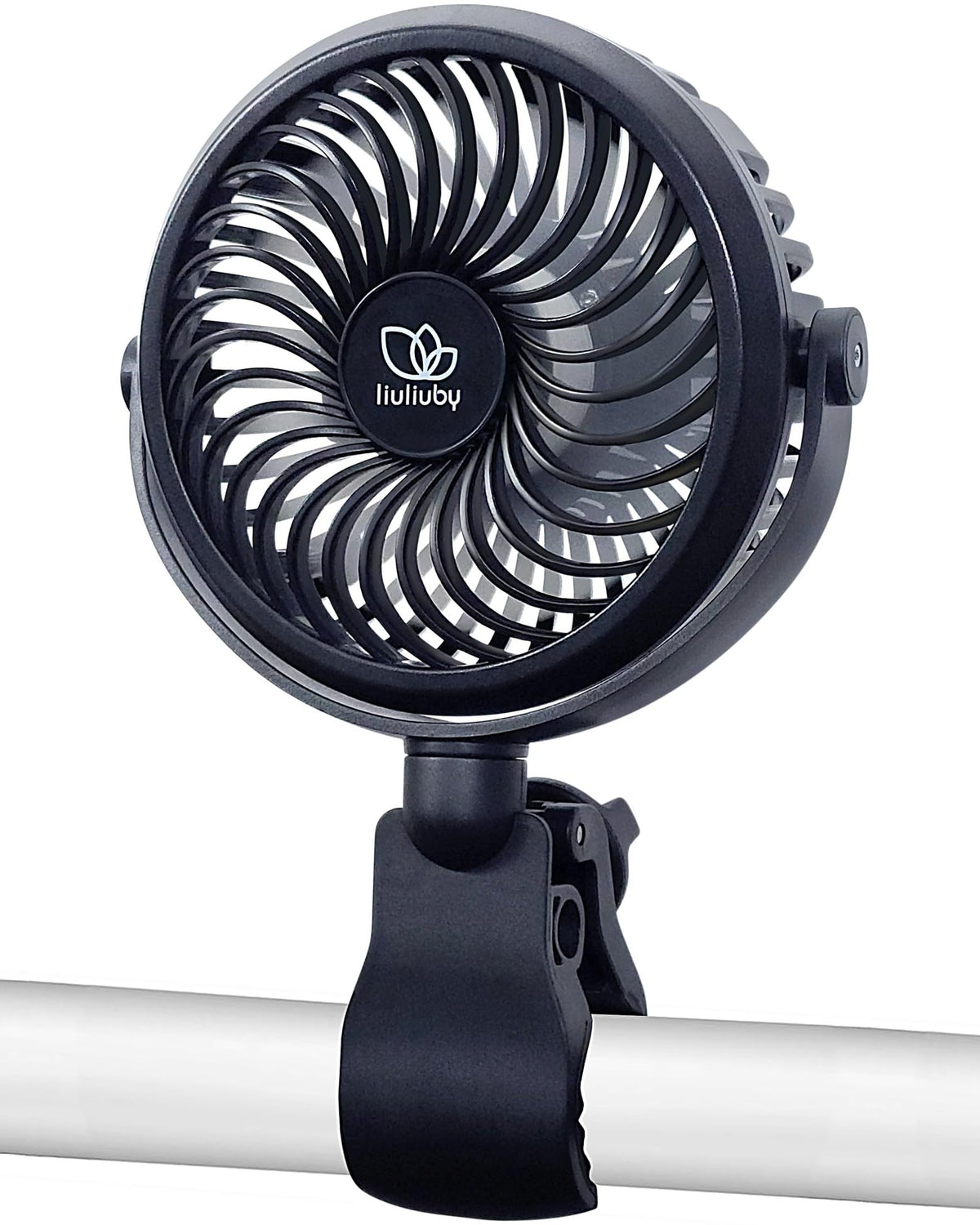 liuliuby front view of clip-on fan showing compact profile and cooling benefit