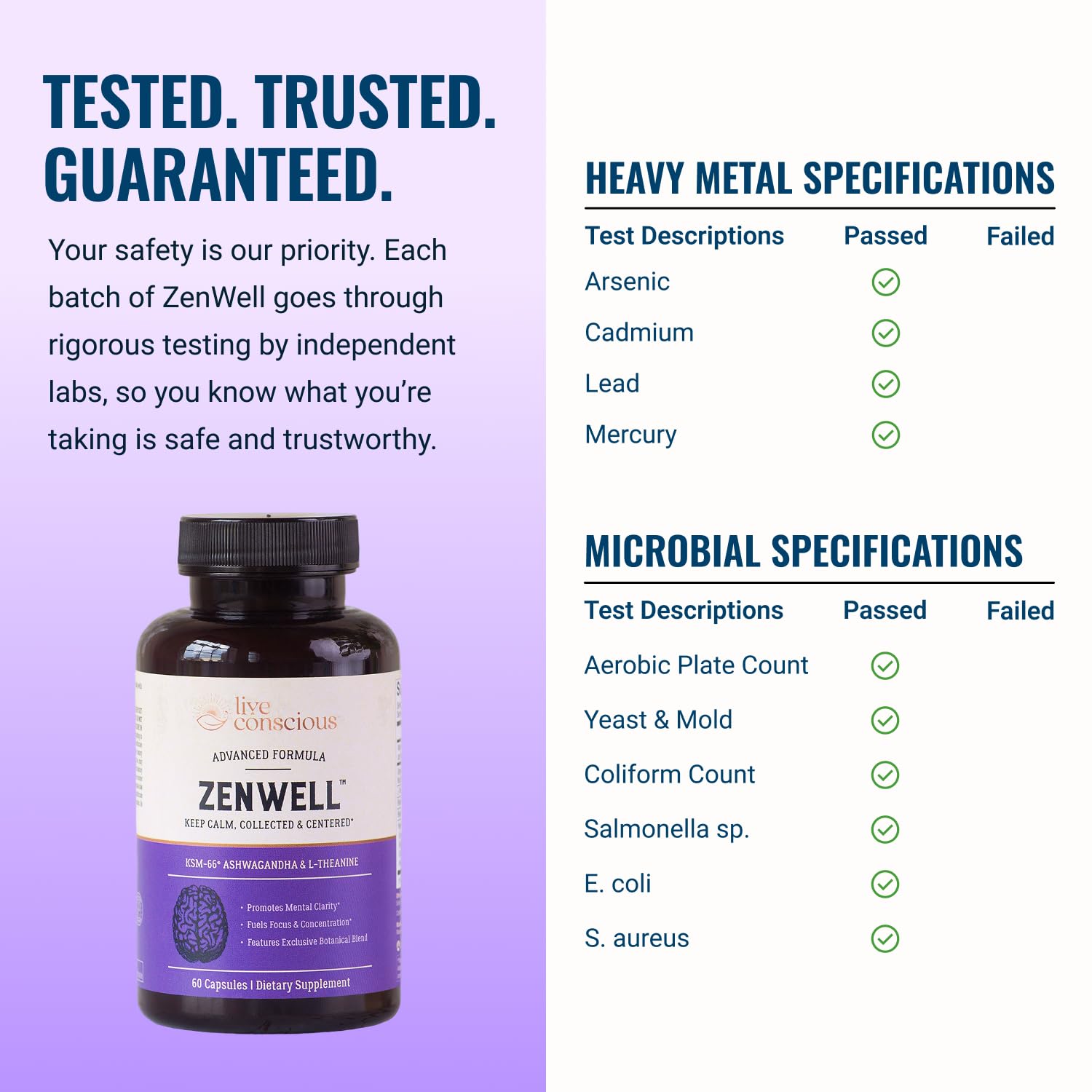 Live Conscious ZenWell in a morning routine scene illustrating calm focus benefit