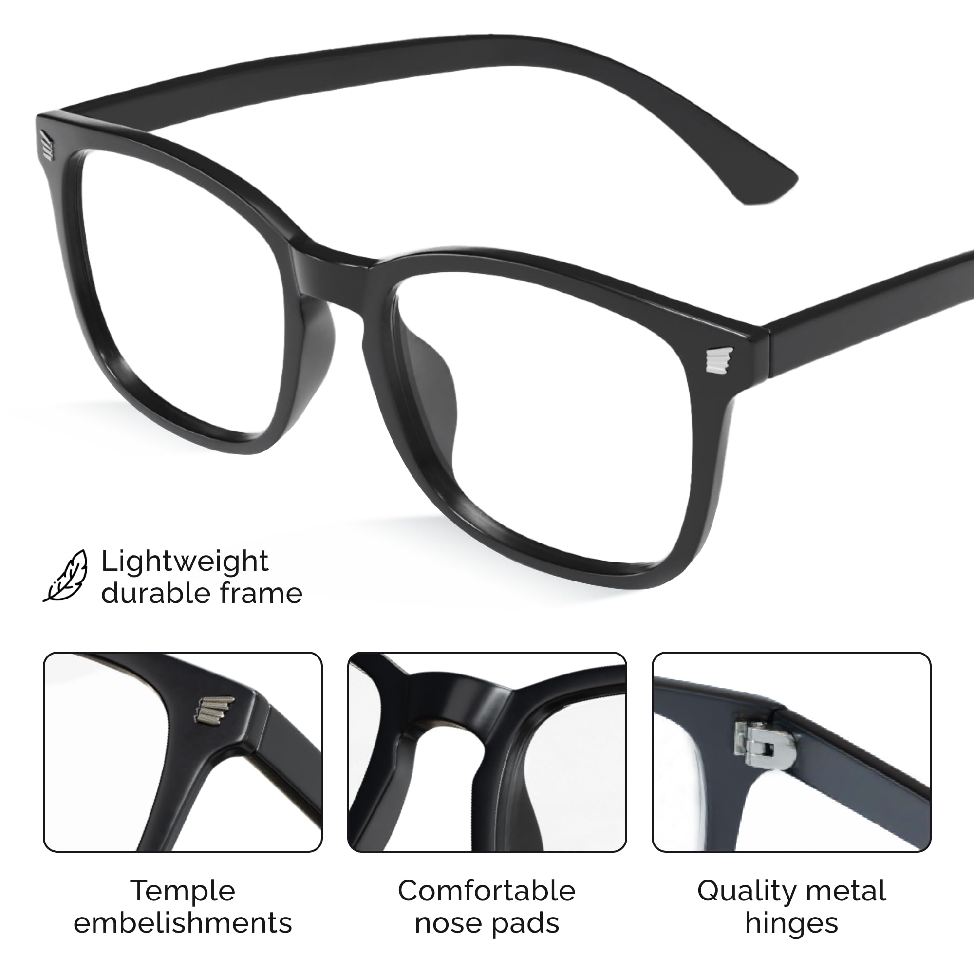 livho bridge and nosepads detail showing lightweight comfort