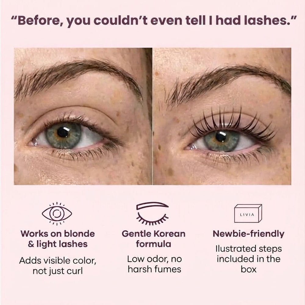 LIVIA precision Y-brush detail for accurate application and fewer mistakes