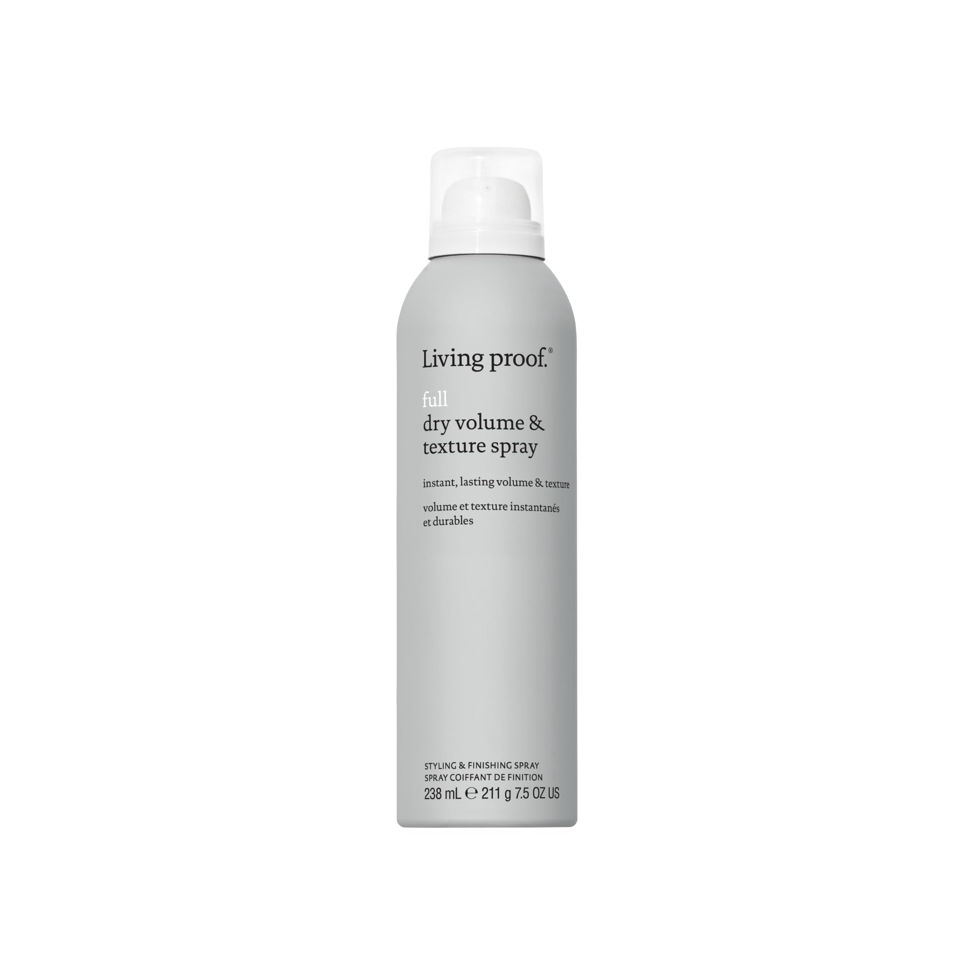 Living Proof front packaging showing product and size for easy identification and benefit