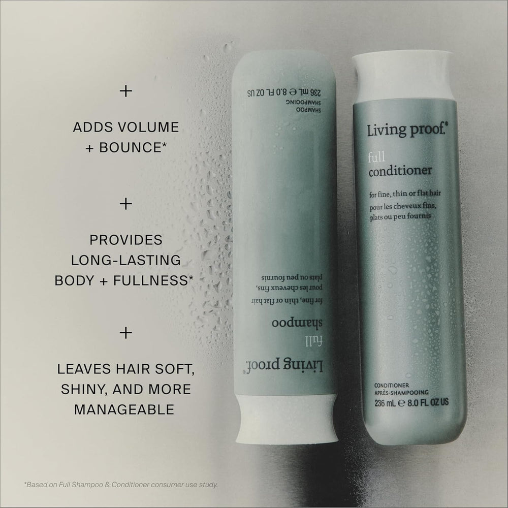 Living Proof shampoo lather on hair demonstrating gentle deep cleansing