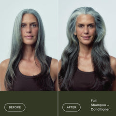 Living Proof shampoo gel texture pouring, showing lightweight consistency