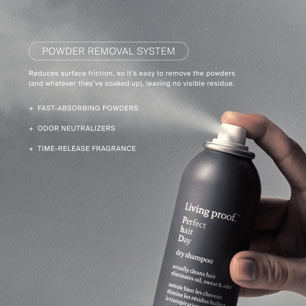 Living Proof 4 oz can beside common items to show travel-friendly size
