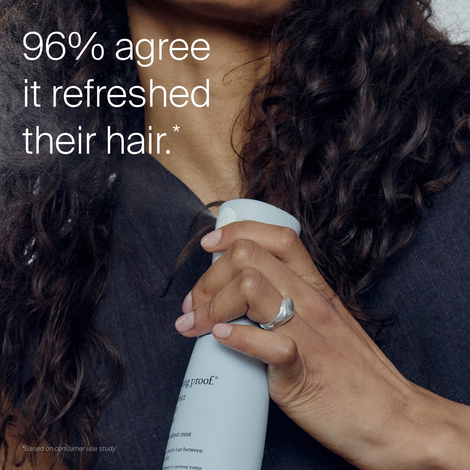 Living Proof label detail with ingredient text highlighting odor-neutralizing and smoothing benefits
