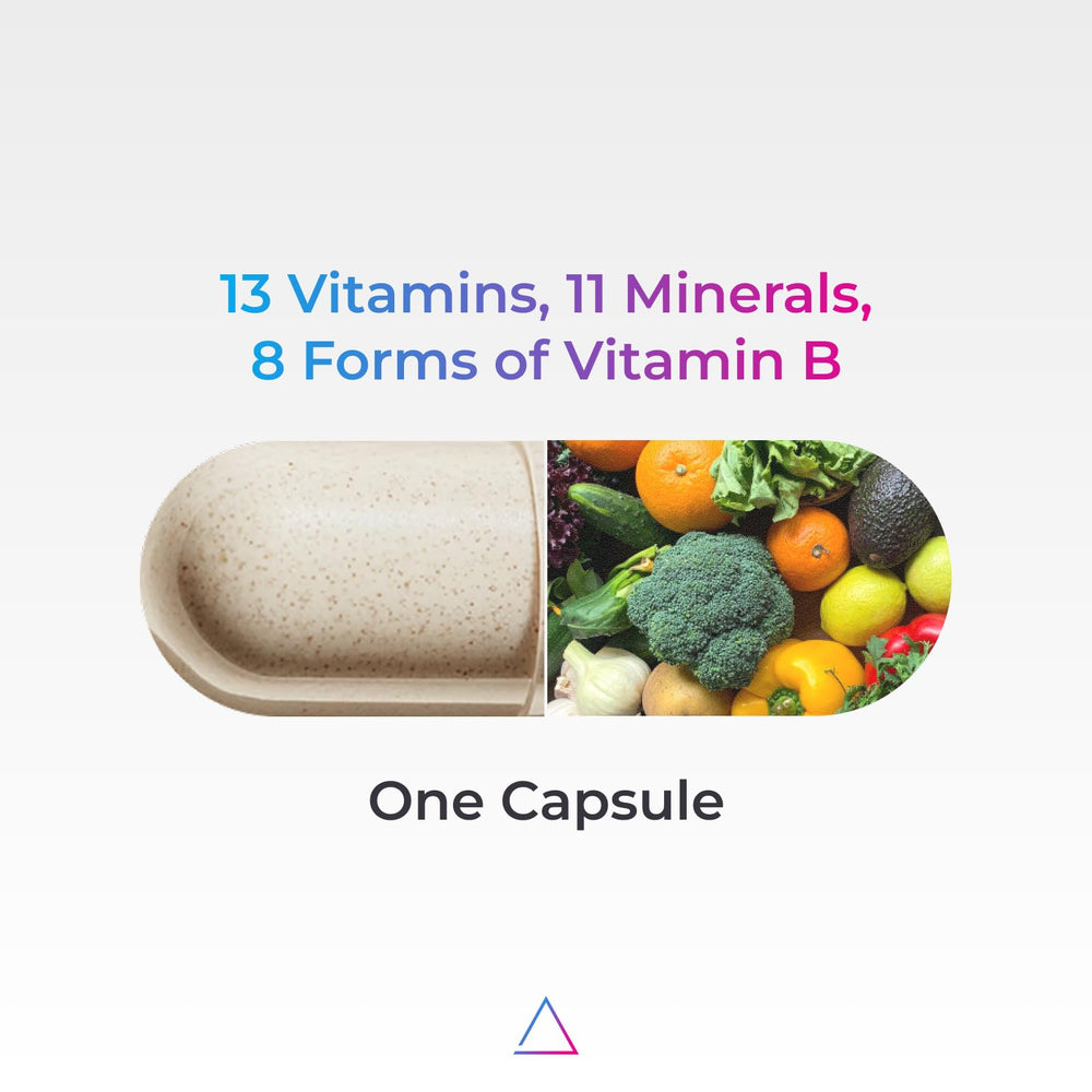 Livingood Daily capsules in hand illustrating portion size and convenience