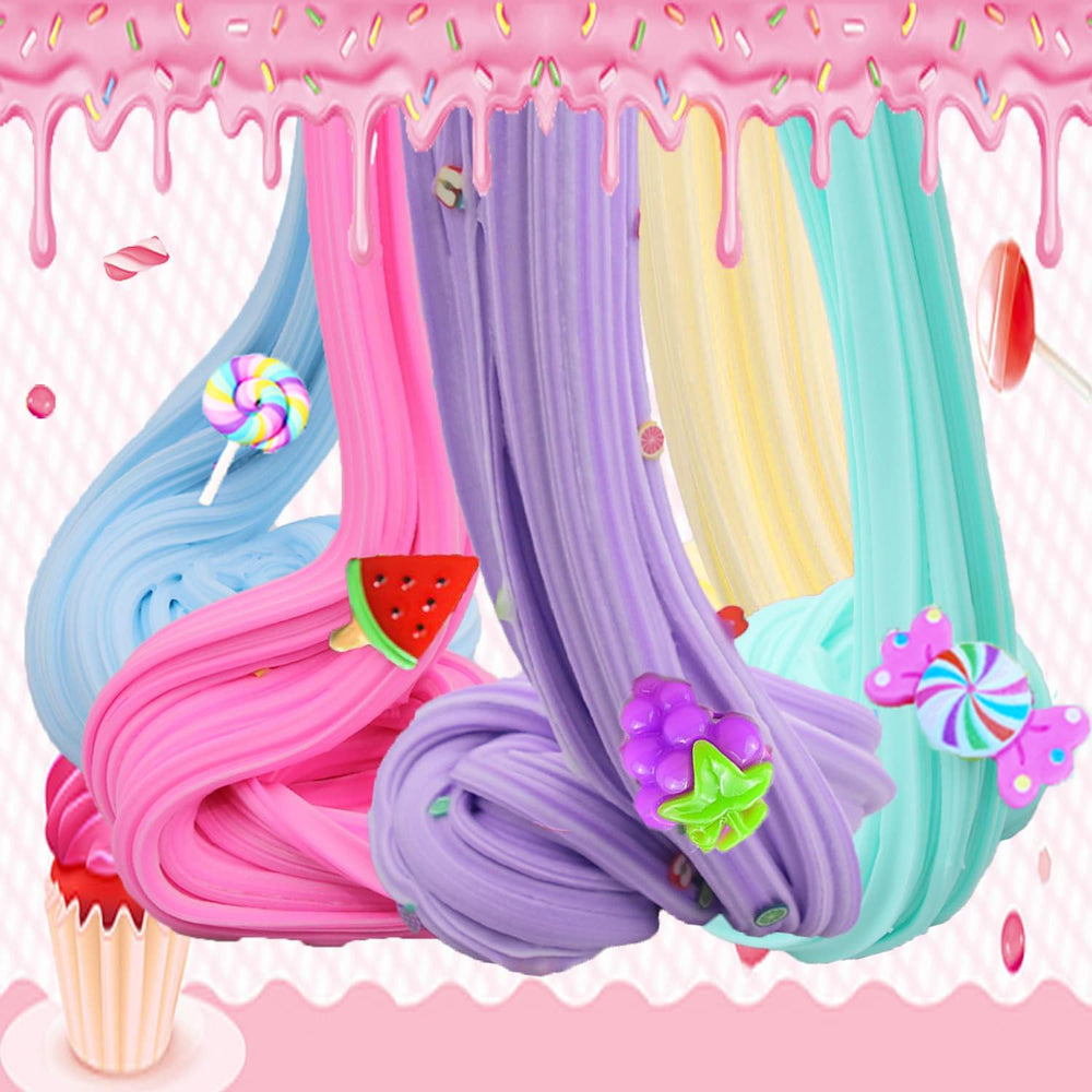LKAXYTP slimes arranged in party bags and stockings for easy event distribution