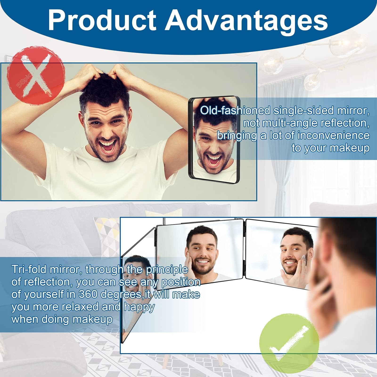 LMZNXCZ waterproof barber cape included to keep clothes clean during trims