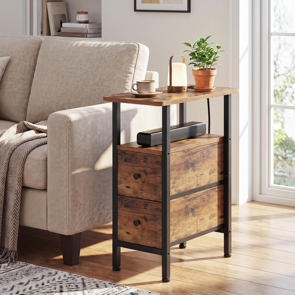LOAKEKEL assembled in bedroom lifestyle showing compact functionality